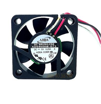 Original ADDA AD0405HB-G73 Cooling Fan 5V 0.25A 1.25W 3wires AD0405HB-G73 Fans